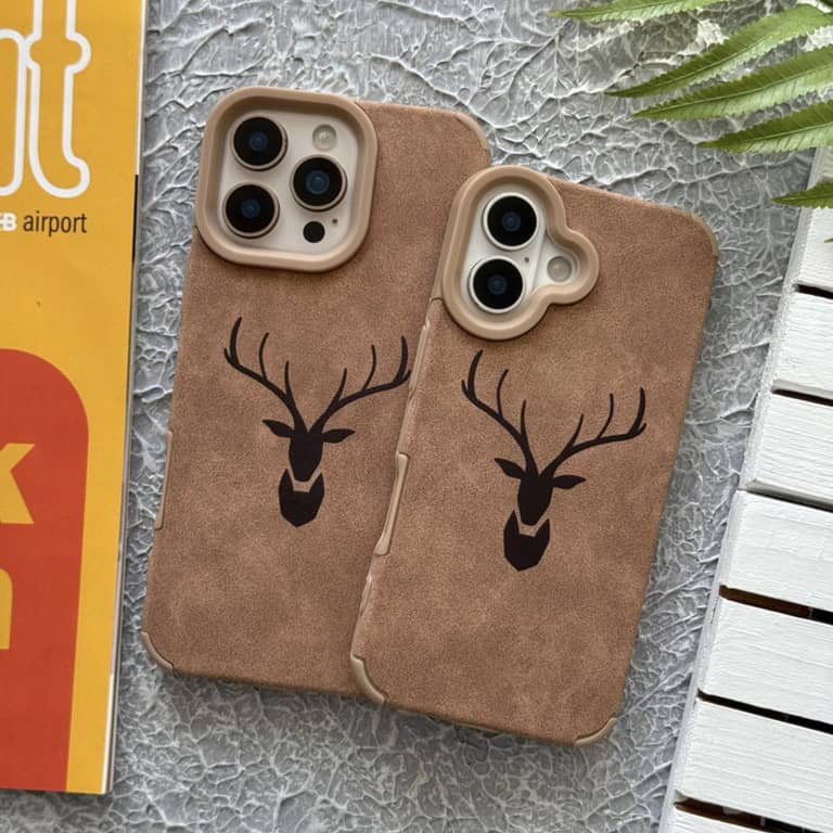 قاب مخملی شاخ گوزن آیفون Iphone